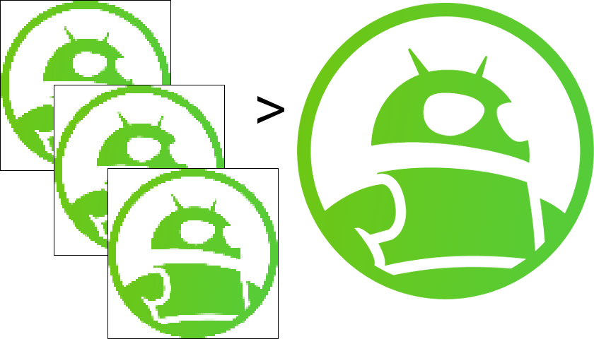 Super Resolution Example Super resolution photography term displayed with AA logo - Photography terms you should know
