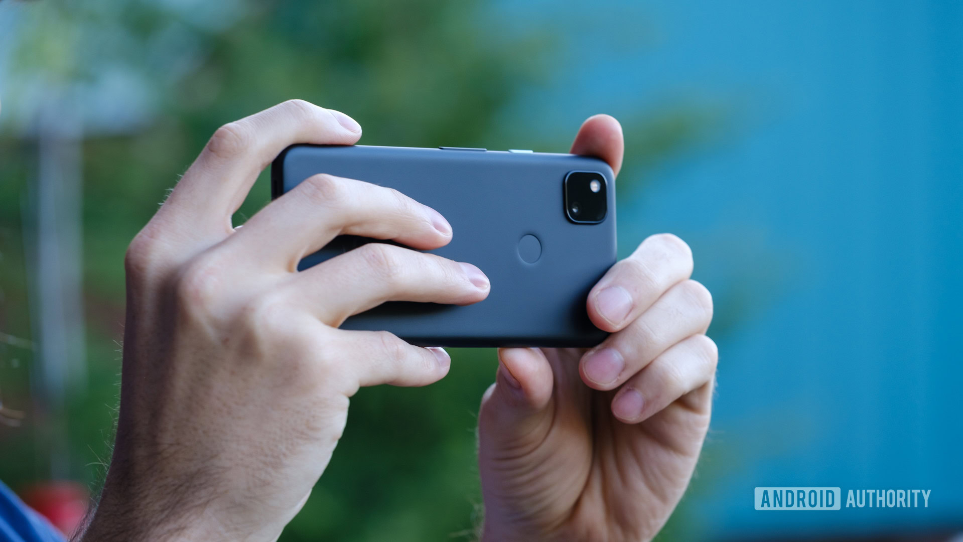 Google Pixel 4a back taking photo 2 Google Pixel 4a back taking photo 2