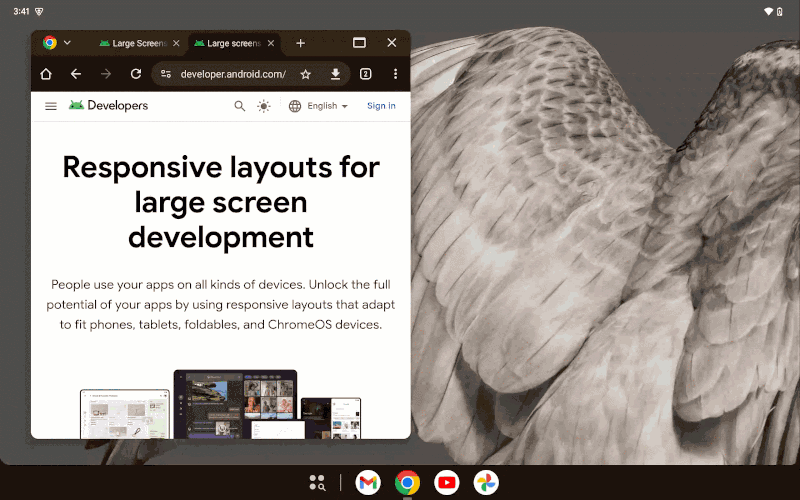Desktop windowing on the Pixel Tablet with Android 15 QPR 1 Beta 2 demo2 Desktop windowing on the Pixel Tablet with Android 15 QPR 1 Beta 2 demo2