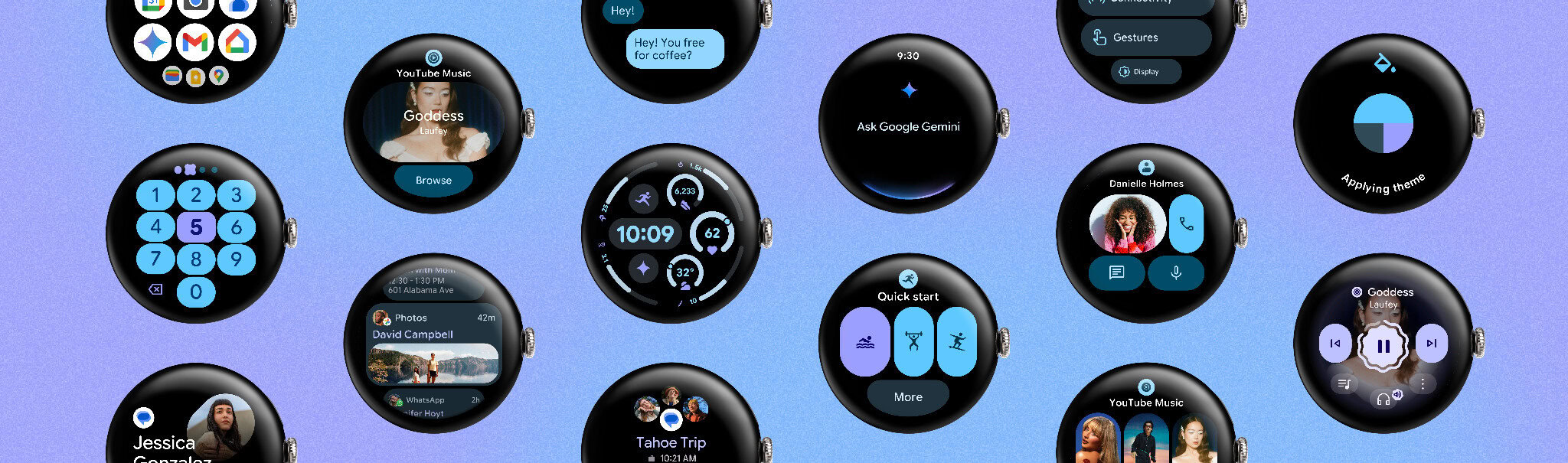 Wear OS 6 developer preview hero image Wear OS 6 developer preview hero image