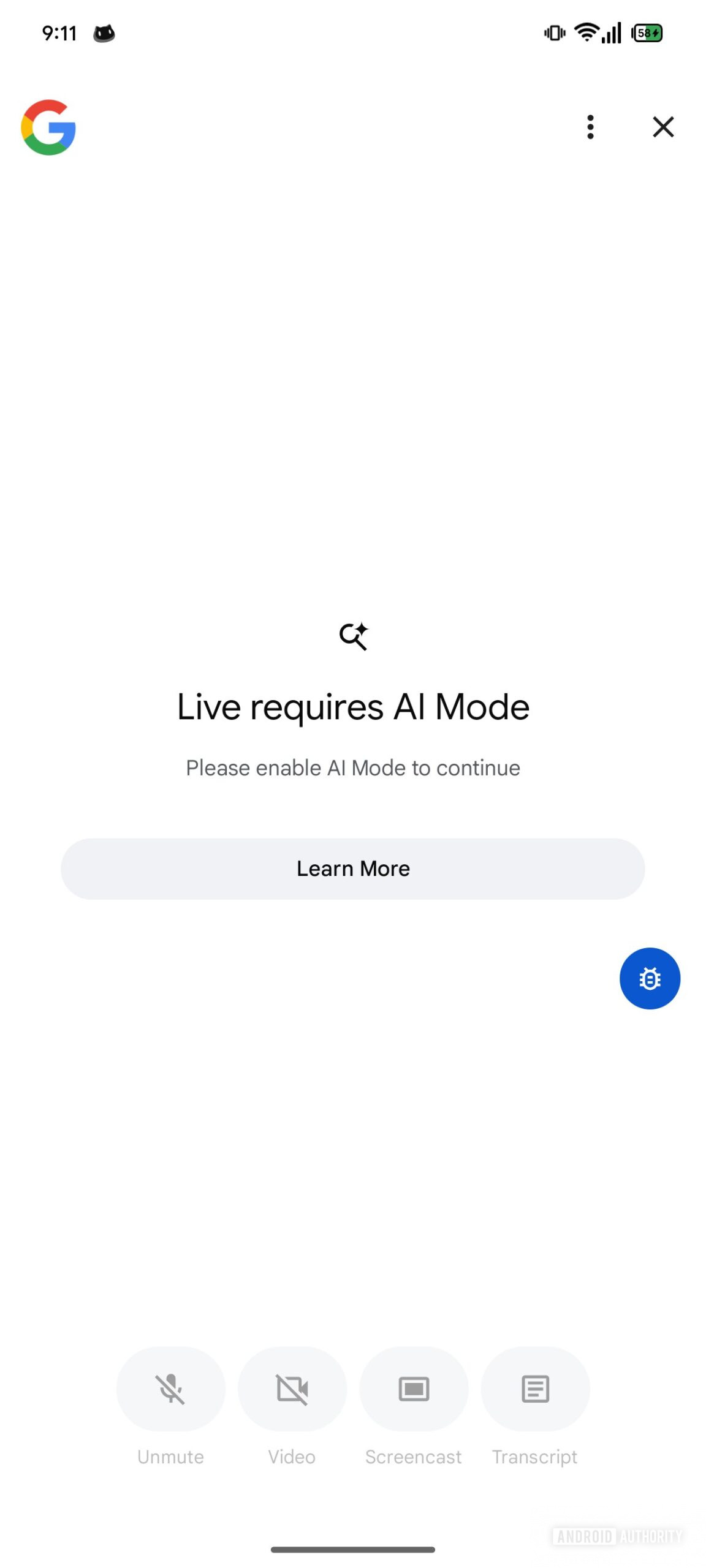 ai mode live 6